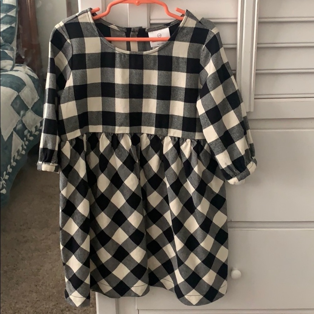 Hanna Anderson girls plaid dress
